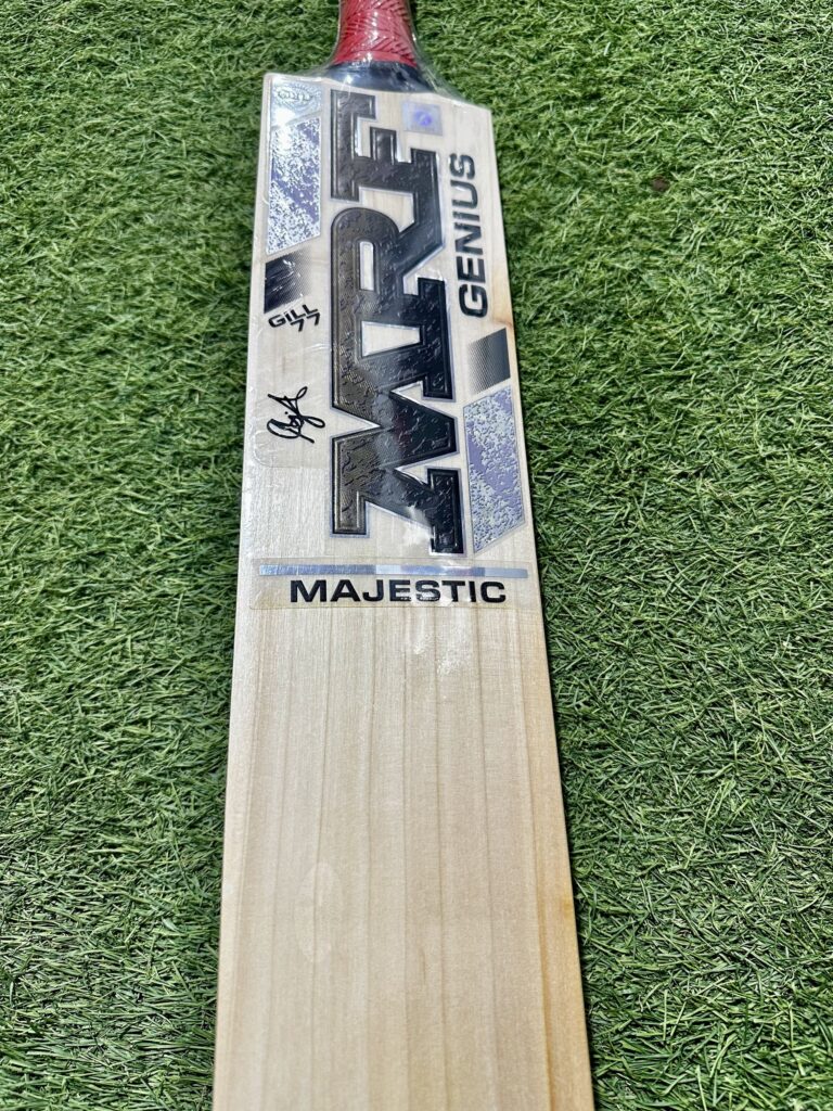 MRF Cricket Bat - Genuis Majestic English Willow - Adult Size SH (Match Ready Bat)